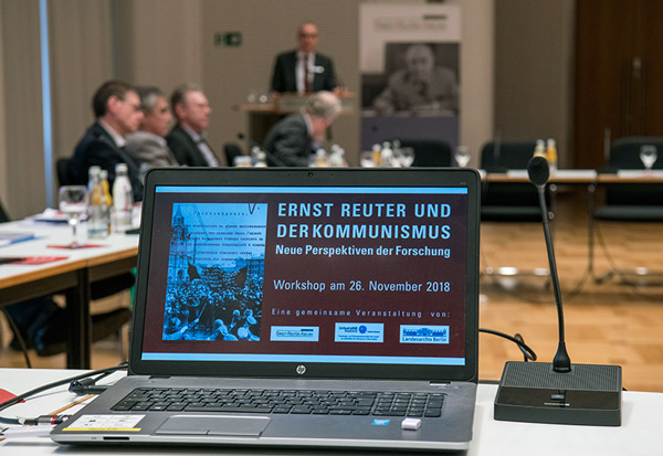 Workshop „Ernst Reuter und der Kommunismus. Neue Perspektiven der Forschung“, November 2018.